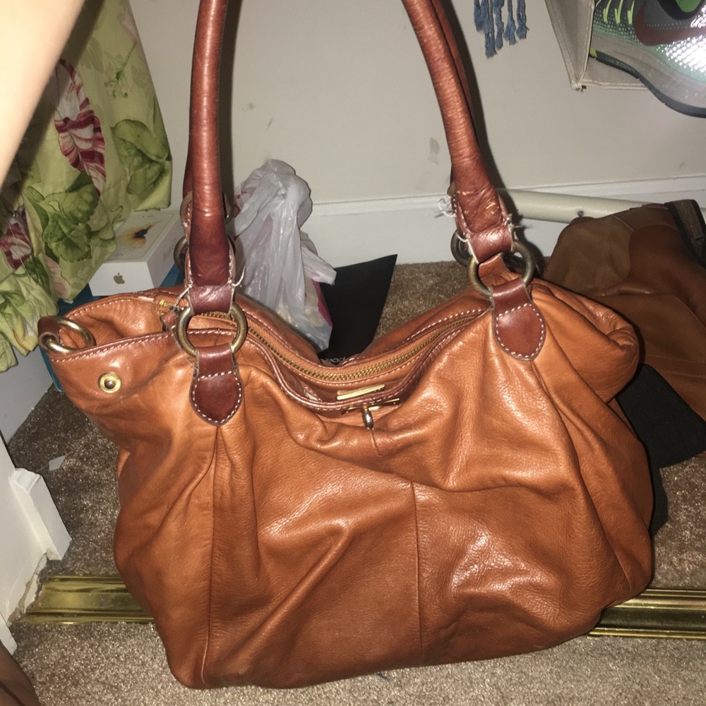 J crew leather purse